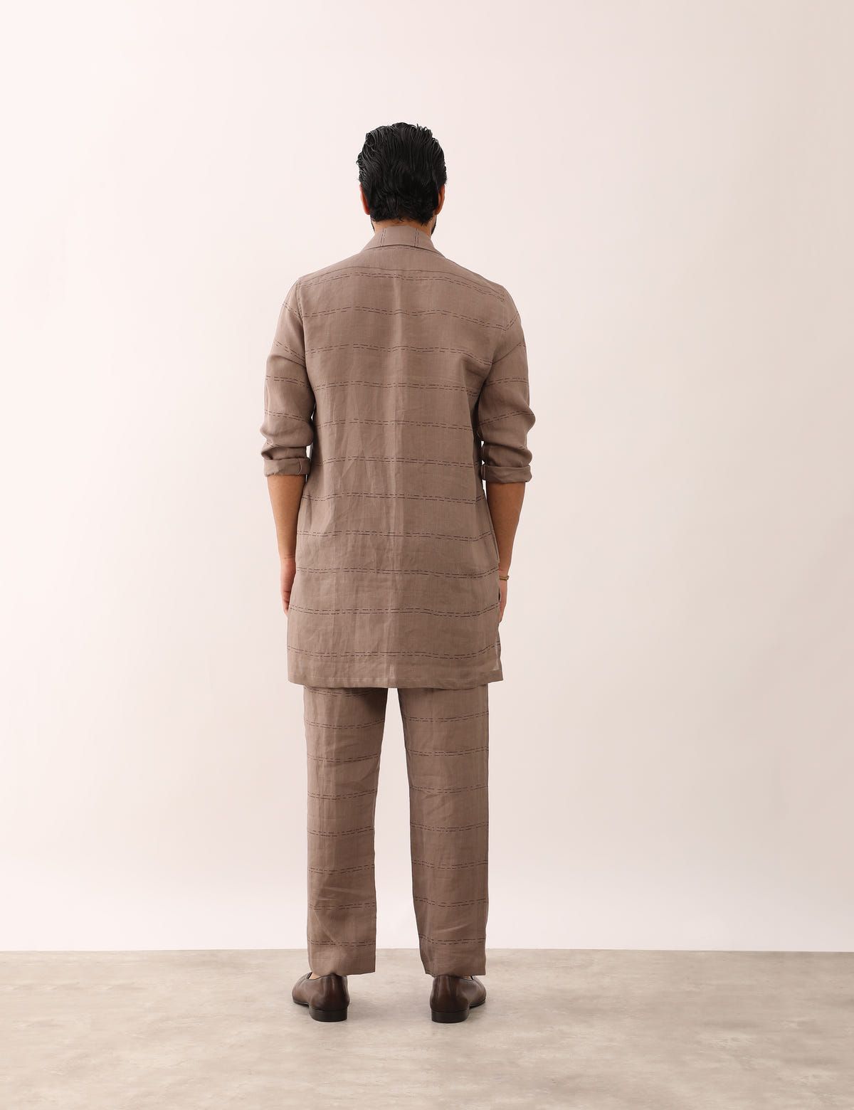 KARAN SADDLE SHIRT SET - STONE - image 3