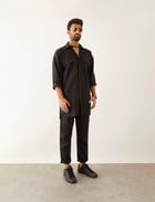 CAI SHIRT SET - BLACK view 3