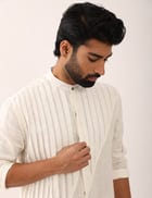 AARAV KURTA SET - WHITE view 1
