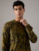 Dorian Paradise Kurta Set - Olive view 4
