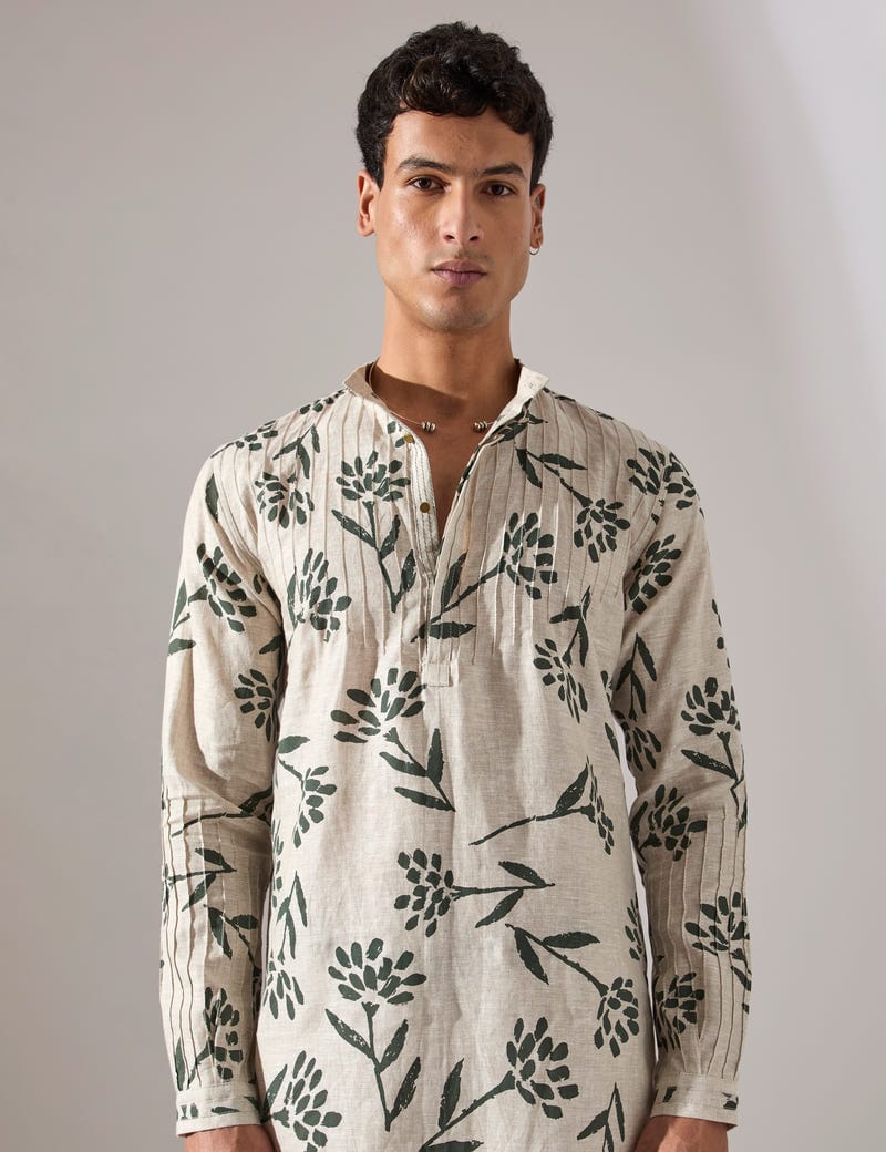 Abel Paradise Kurta Set - Ivory