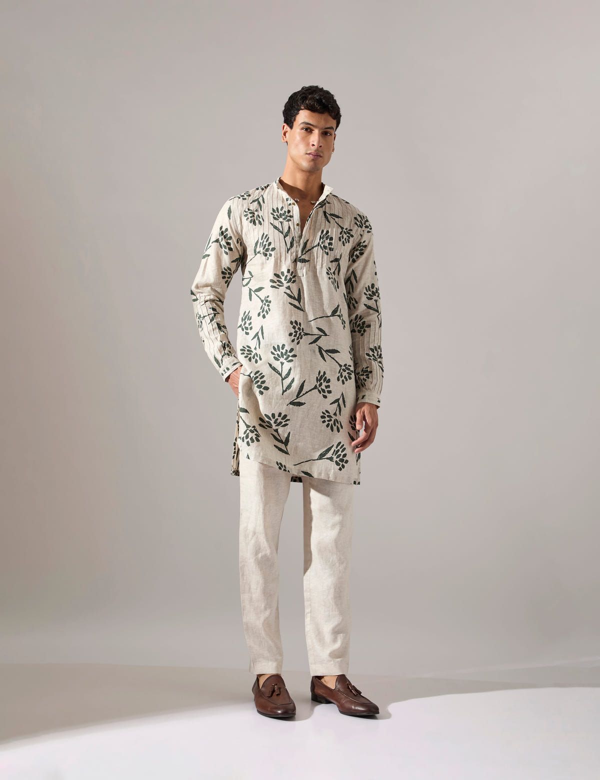 Abel Paradise Kurta Set - Ivory - image 3