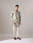 Abel Paradise Kurta Set - Ivory view 3