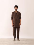 AVAY FLOW SHIRT  - BROWN view 2