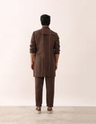 AVAY FLOW SHIRT  - BROWN view 4