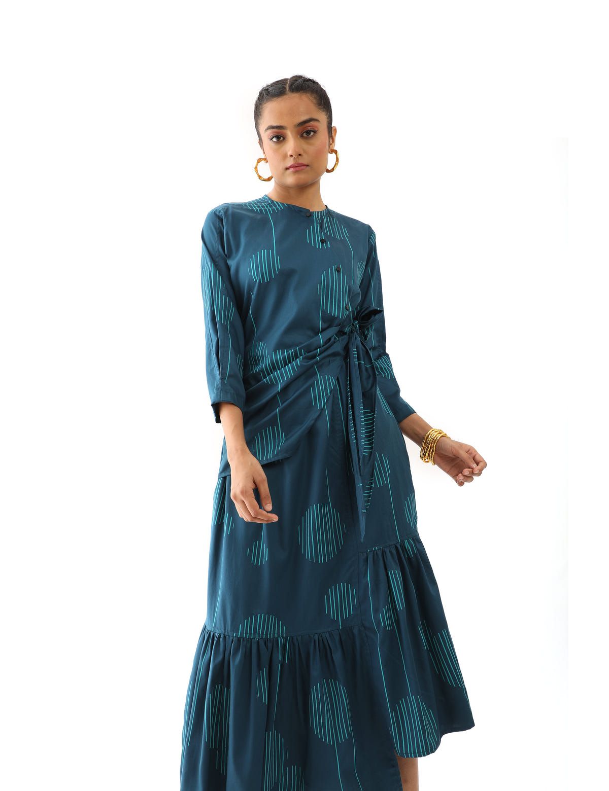 ALILA DRESS - BLUE - image 4