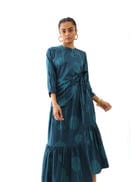 ALILA DRESS - BLUE view 4