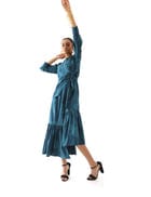 ALILA DRESS - BLUE view 5