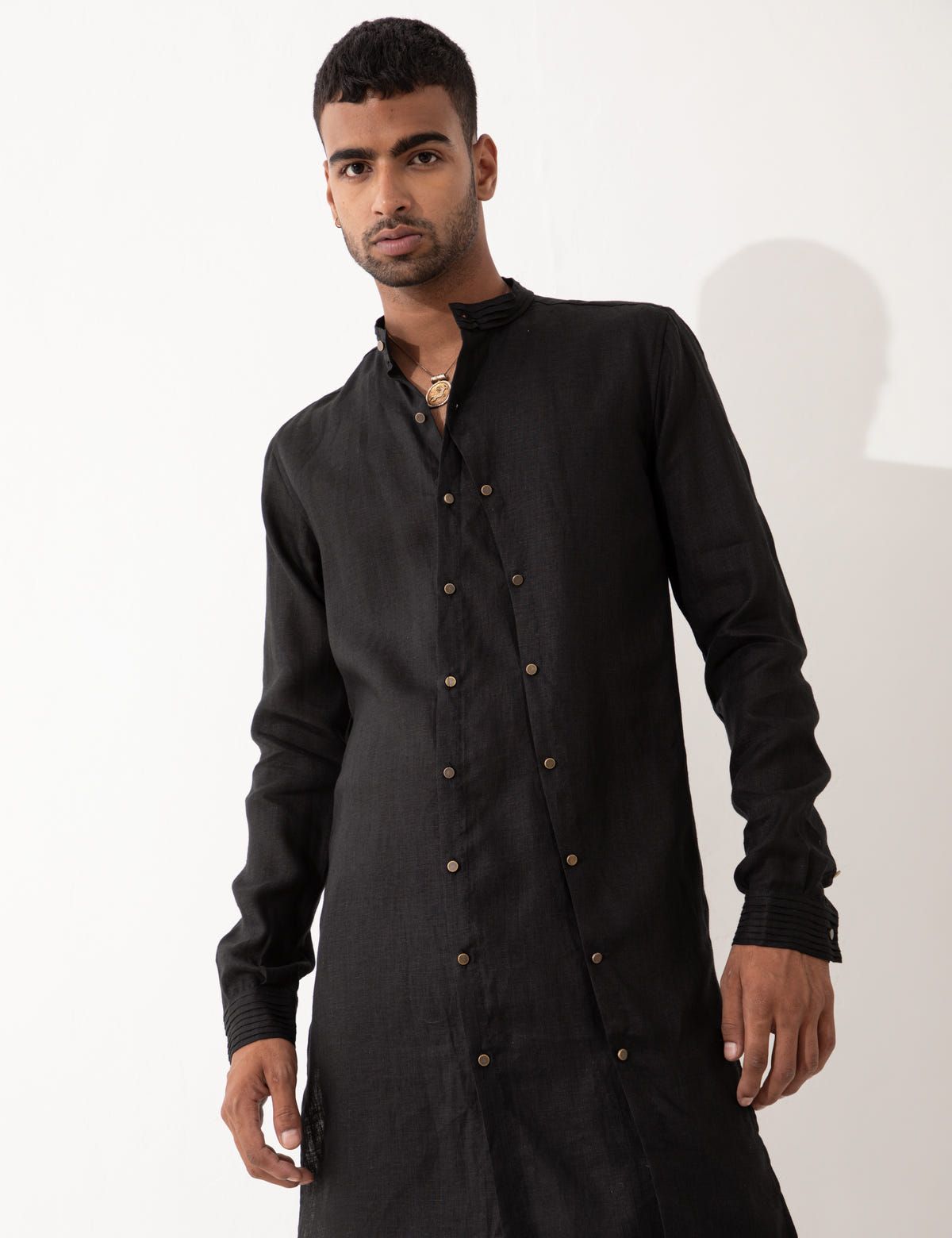 KEFKA KURTA - BLACK - image 1