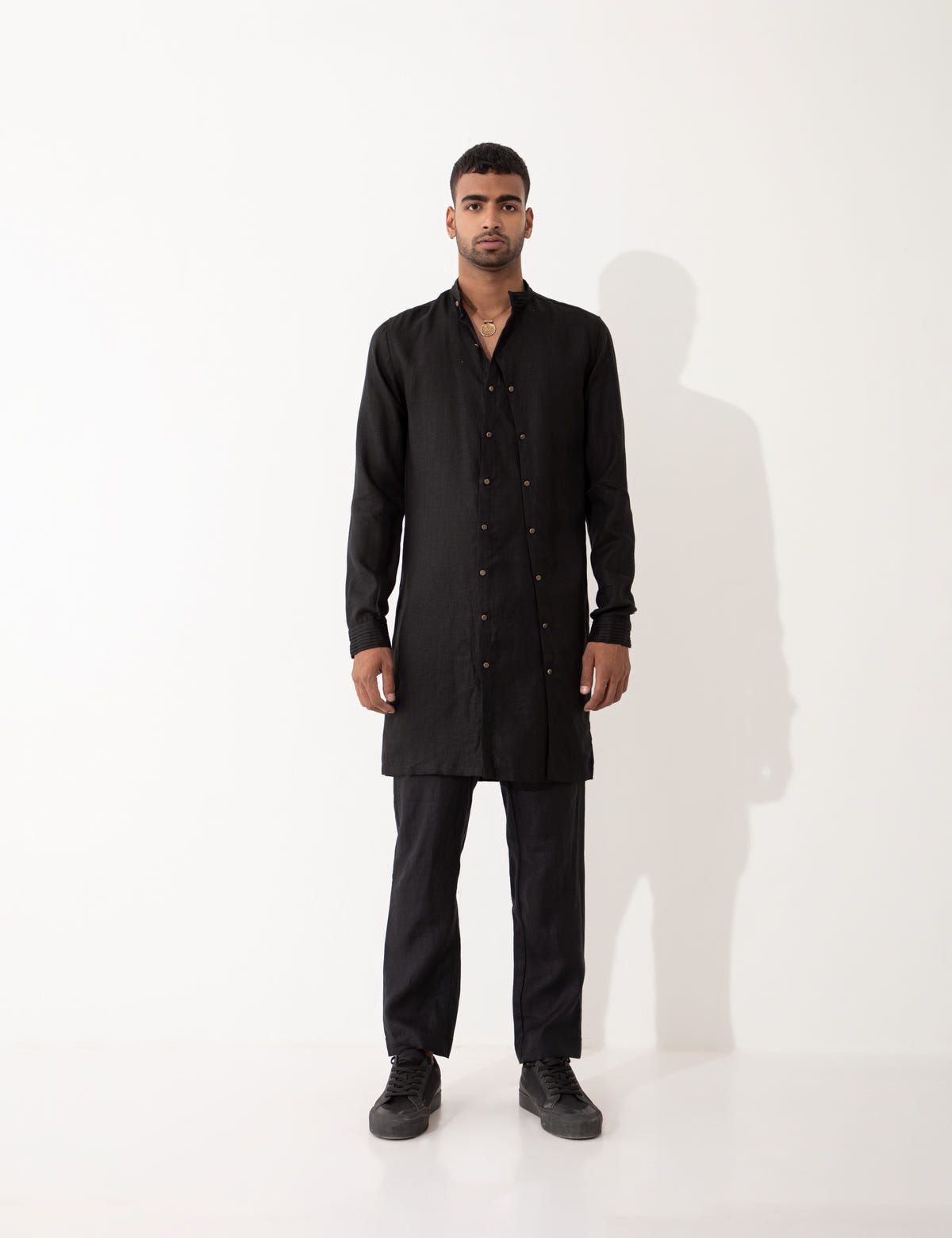 KEFKA KURTA - BLACK - image 2