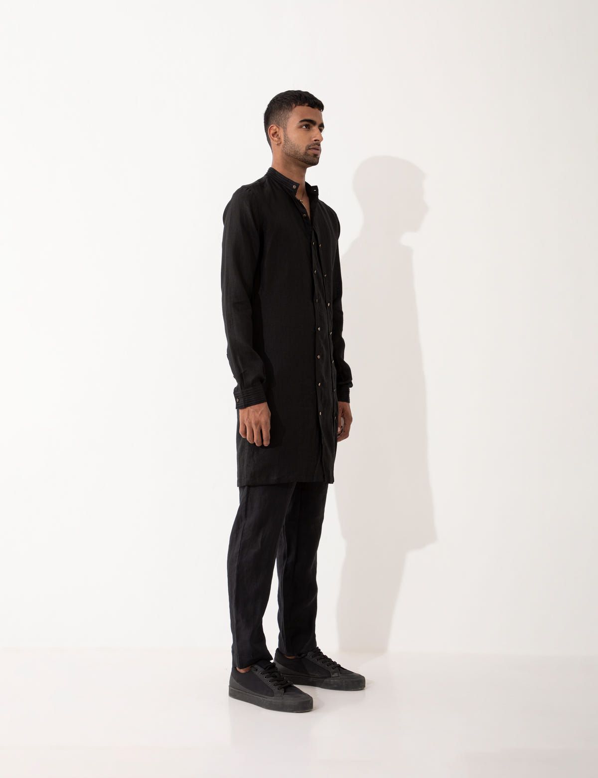 KEFKA KURTA - BLACK - image 3