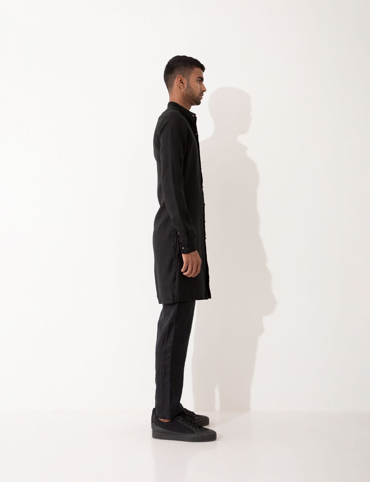 KEFKA KURTA - BLACK - image 4