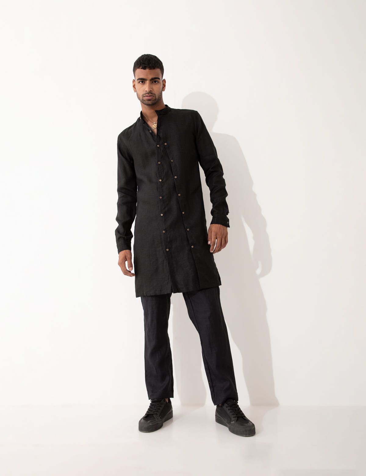 KEFKA KURTA - BLACK - image 6