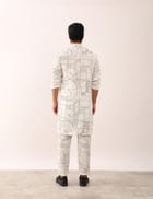 PRANAV GATSBY KURTA - WHITE view 4