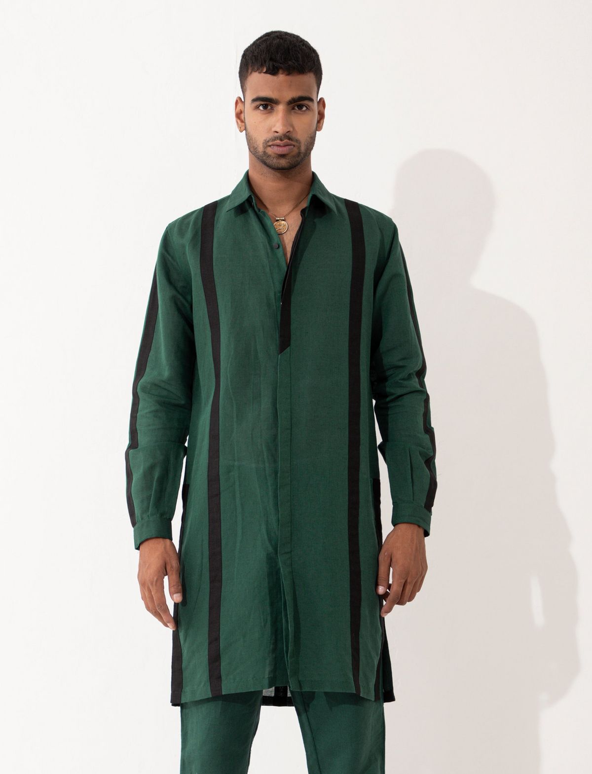 KAIN KURTA - GREEN - image 2