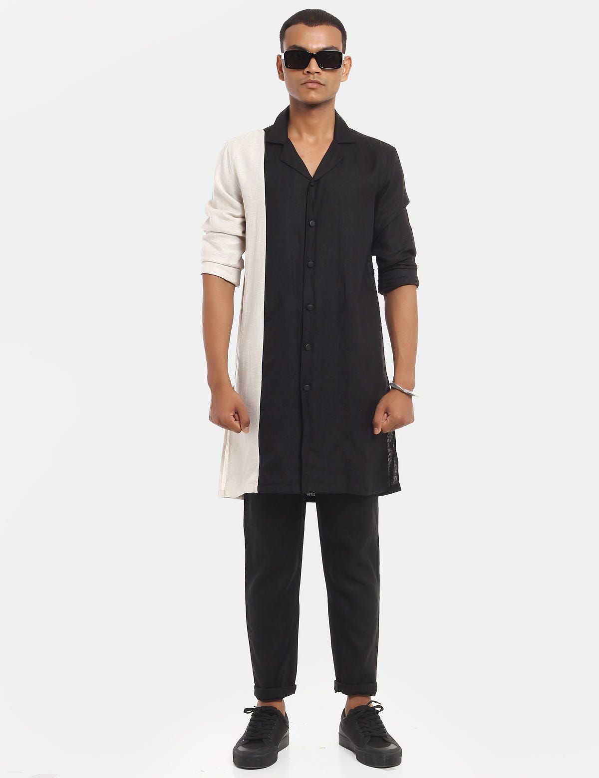 Helix - Kurta - Black - image 1