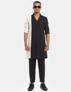 Helix - Kurta - Black view 1
