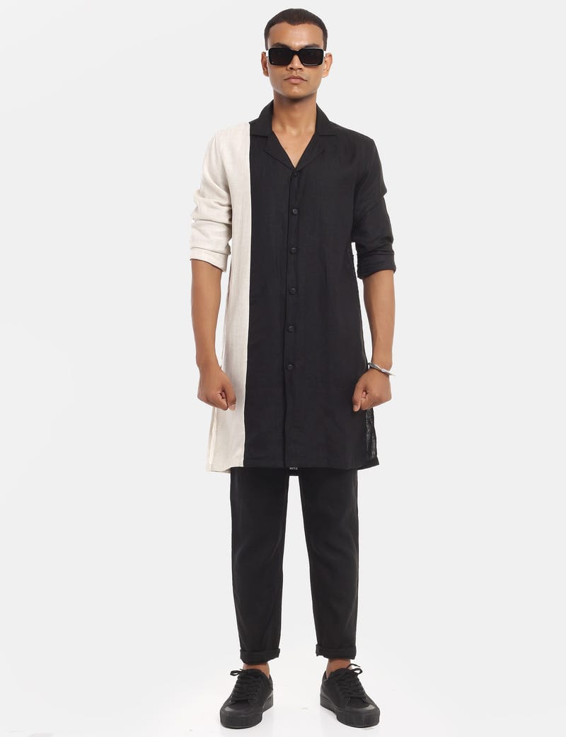 Helix - Kurta - Black
