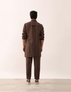 AVAY FLOW SHIRT SET - BROWN view 4