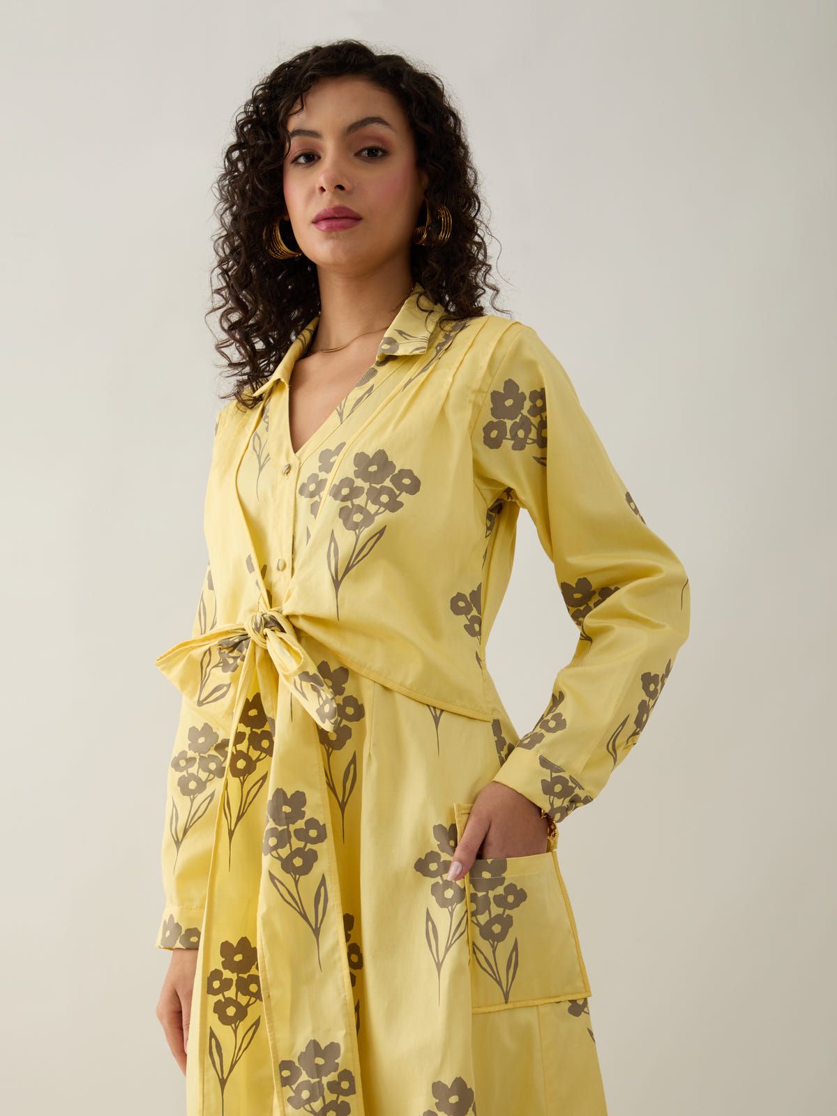 KELLY DRESS - LEMON - image 4