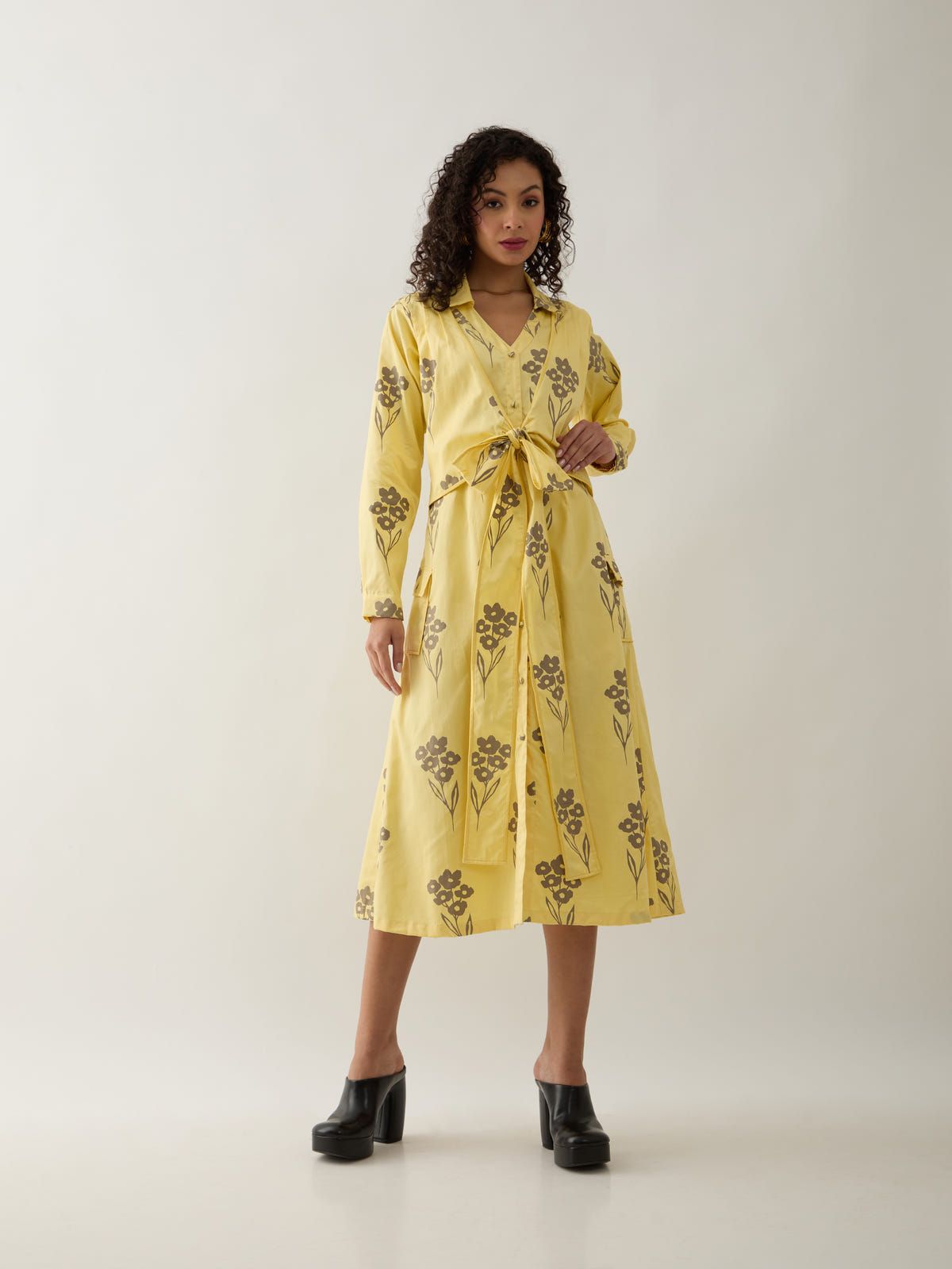 KELLY DRESS - LEMON - image 5
