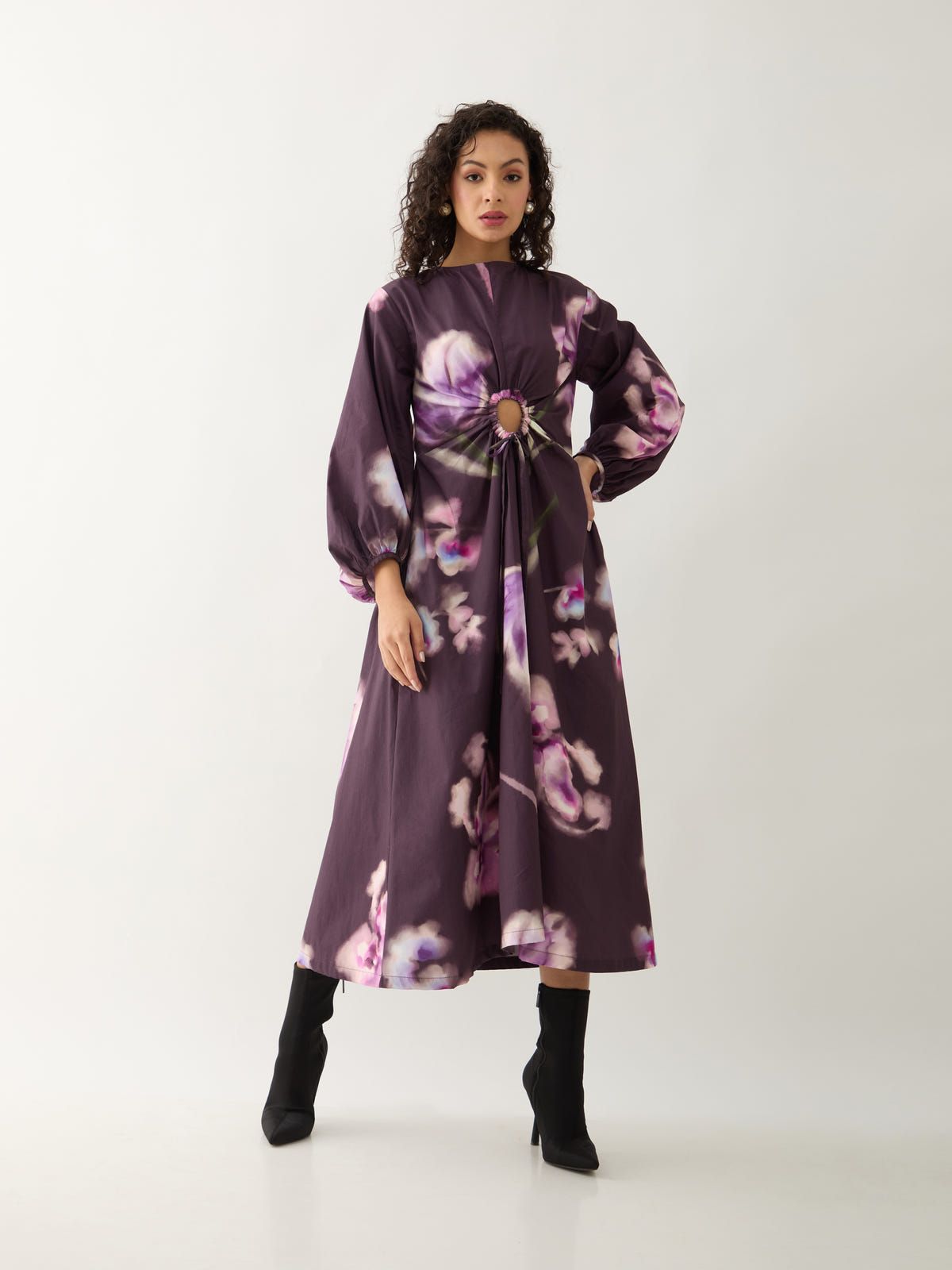 GRACE DRESS - HAZE - image 1