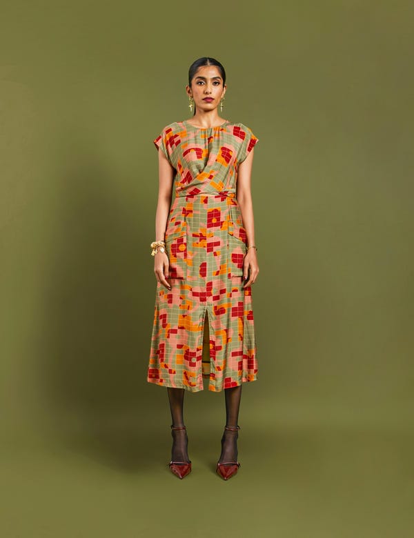 SON OF A NOBLE - SNOB — NORI DRESS - BLOCKS