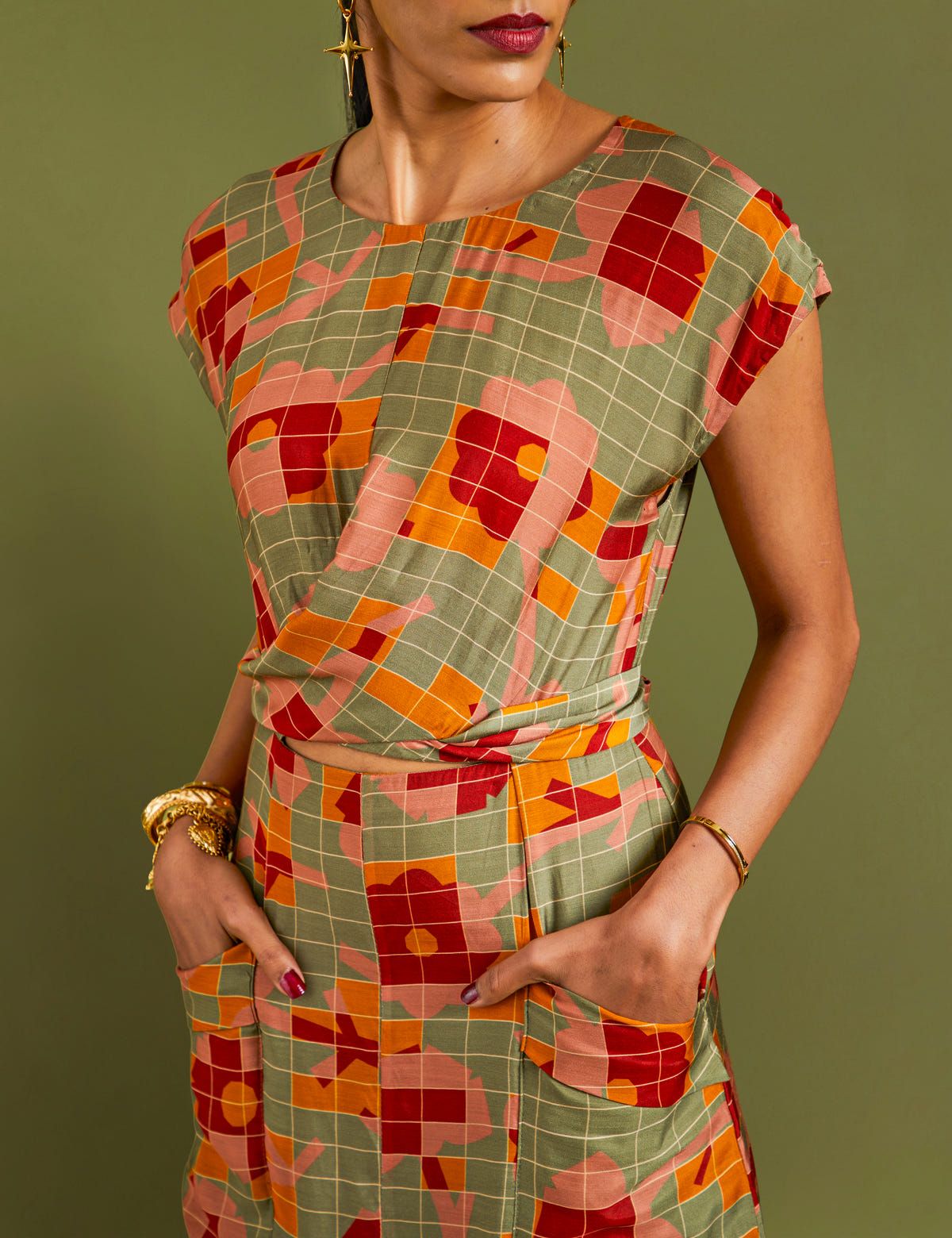 NORI DRESS - BLOCKS - image 3