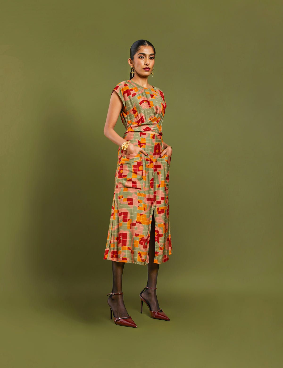 NORI DRESS - BLOCKS - image 5