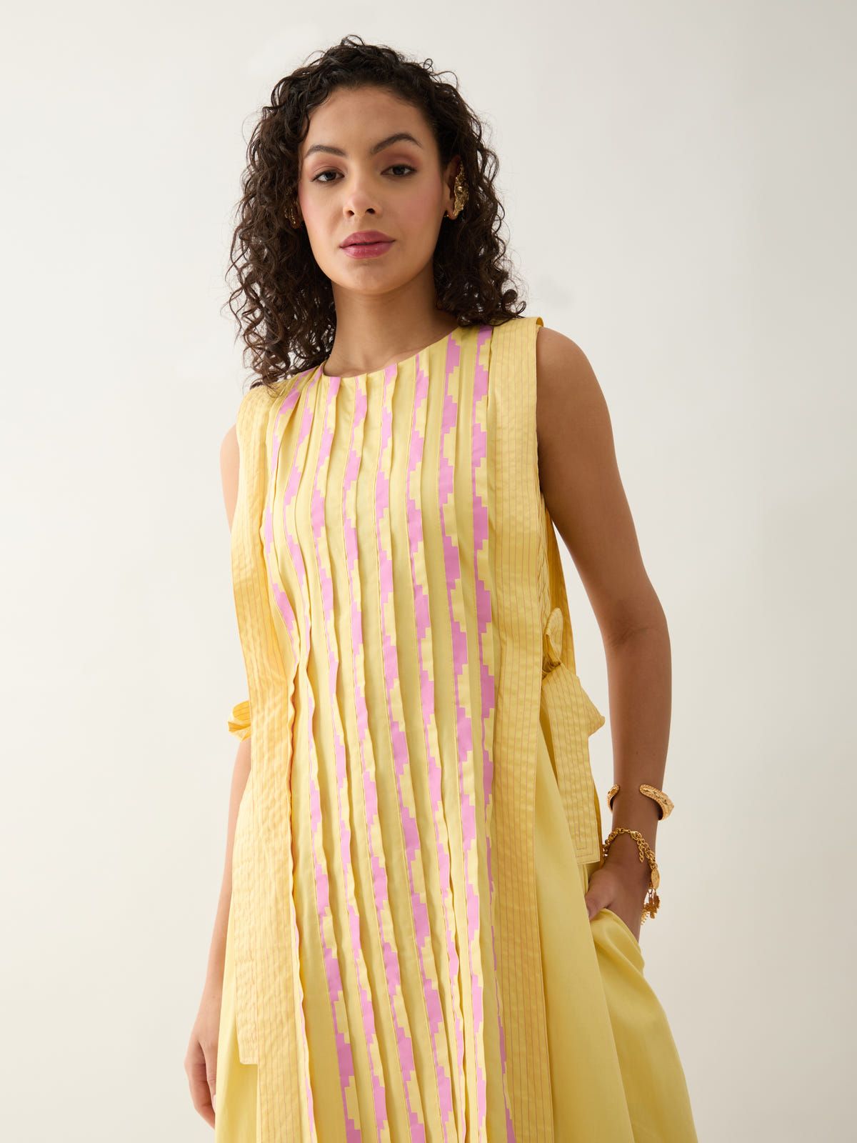 OSCAR DRESS - LEMON - image 5