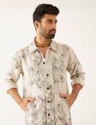 YANI VILLAGE SHIRT SET - IVORY view 4