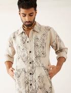 YANI VILLAGE SHIRT SET - IVORY view 5