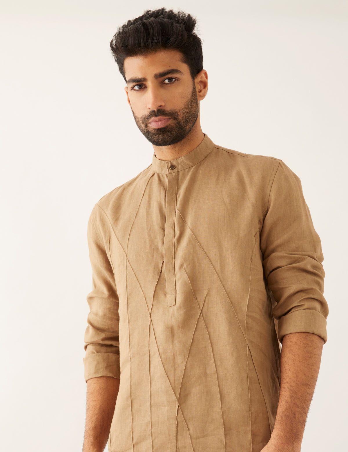 STELA - KURTA - SET - KHAKI - image 4