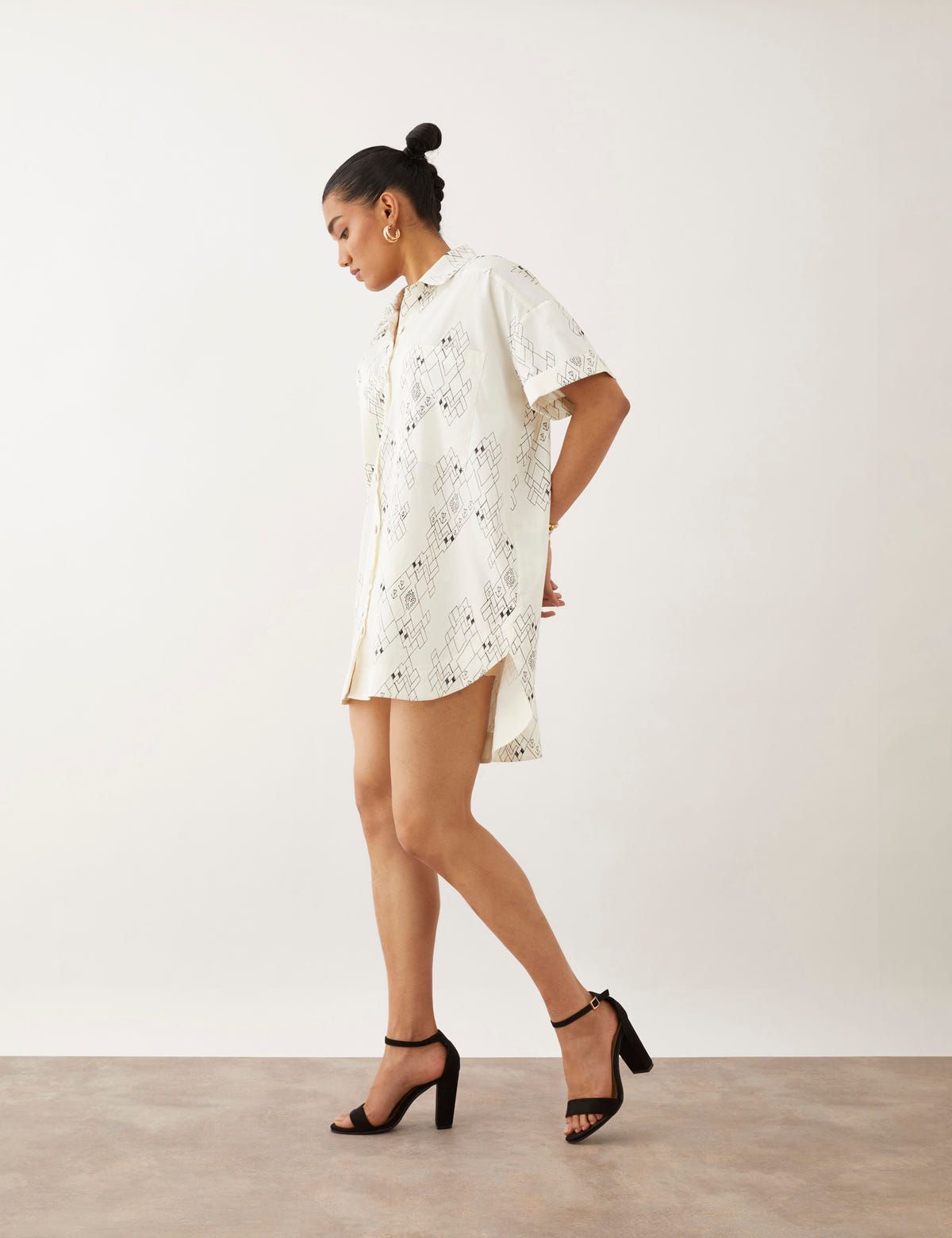 NIKO DRESS - OFF WHITE - image 1