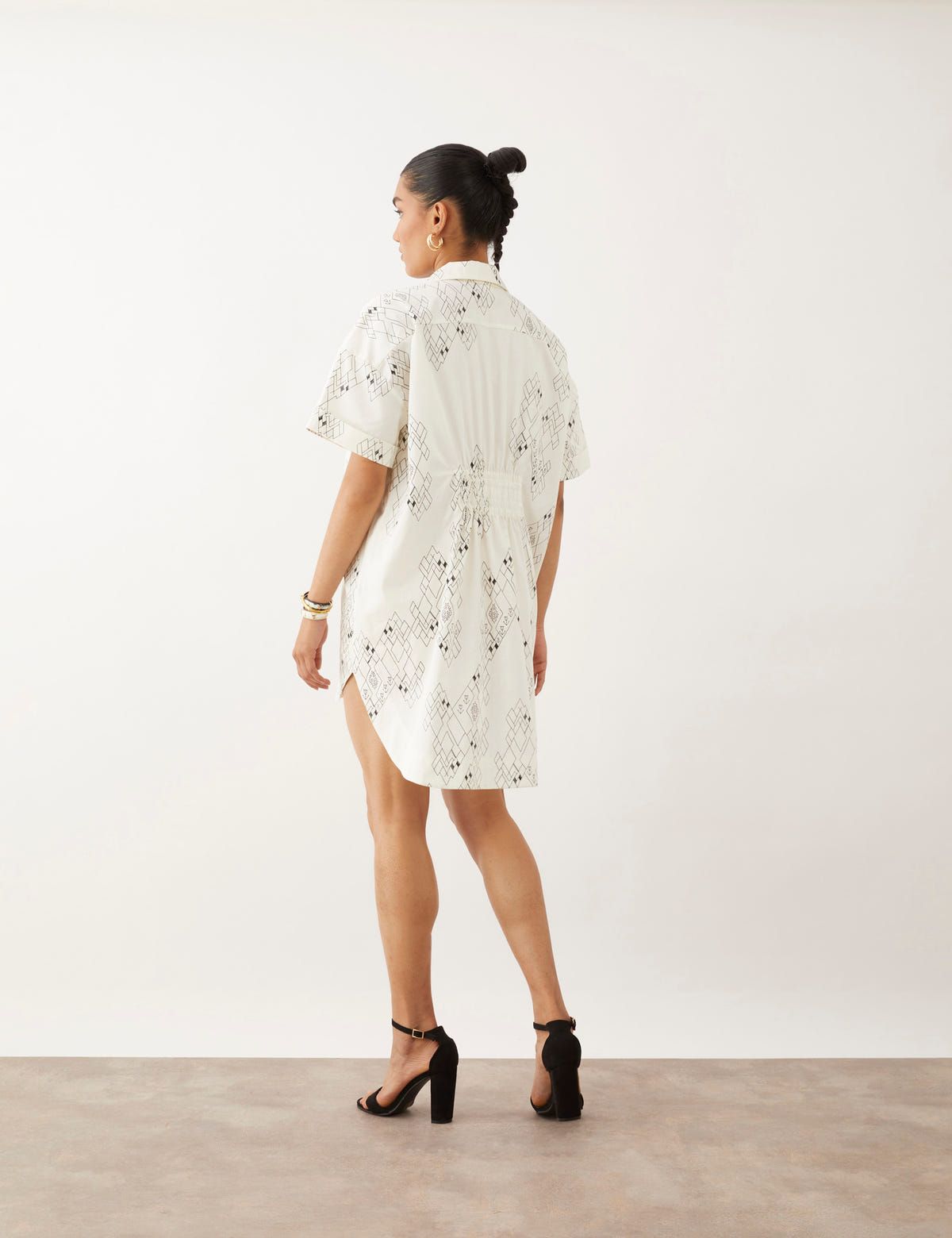 NIKO DRESS - OFF WHITE - image 4