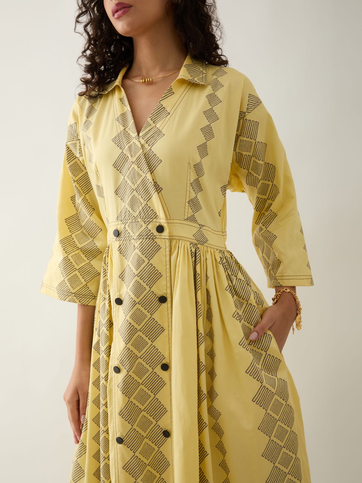 RICARDO DRESS - LEMON - image 5