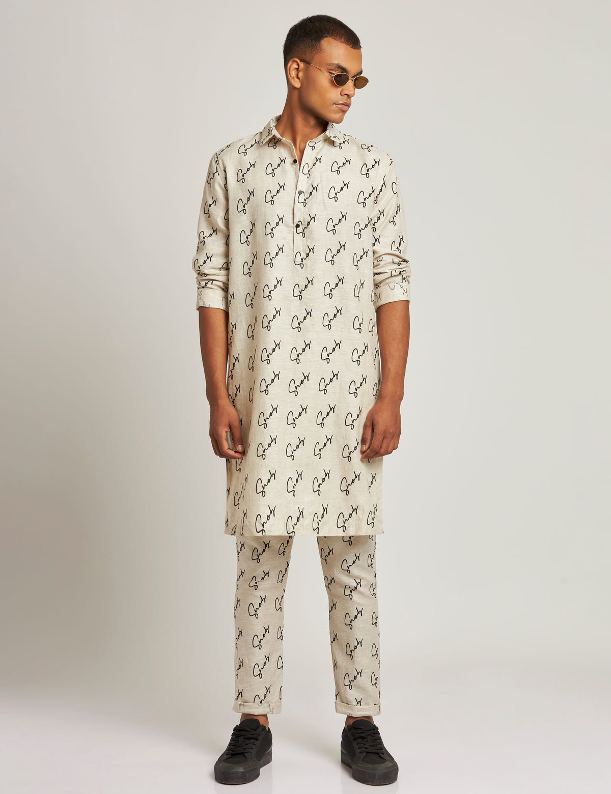 OAKWOOD KURTA SIGNATURE - IVORY - image 1