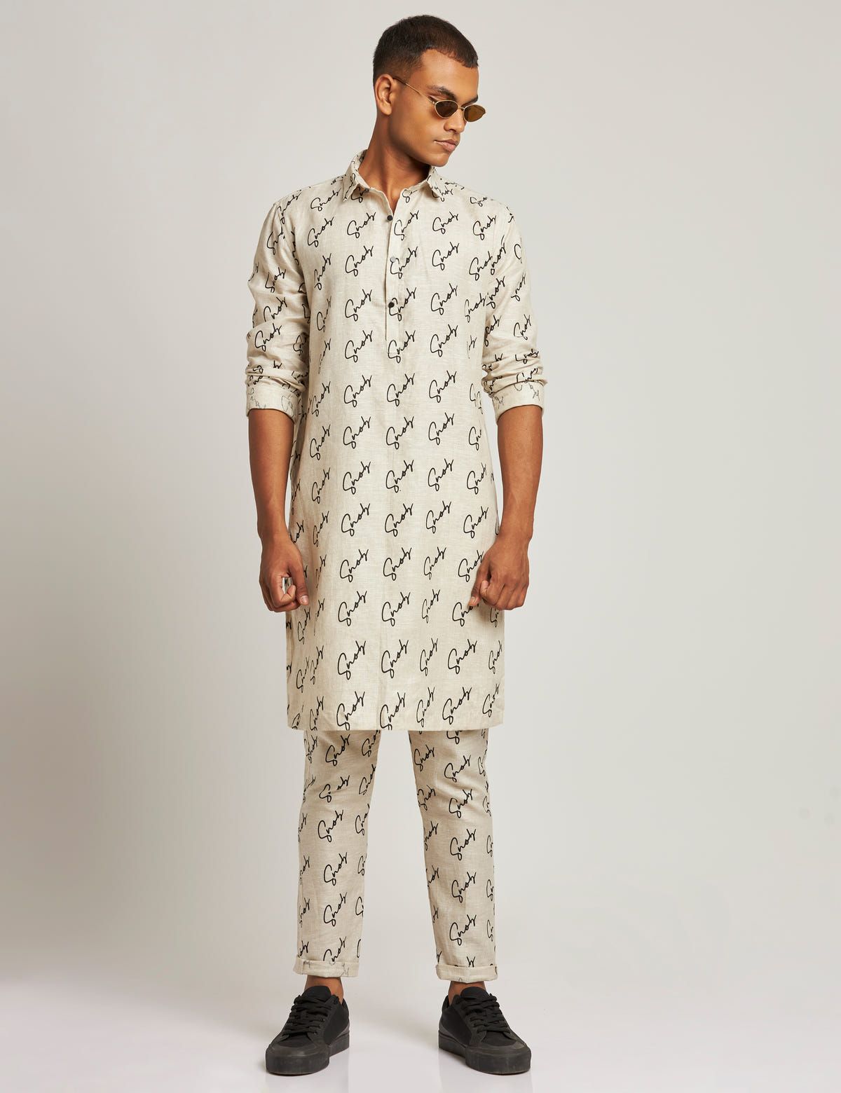 OAKWOOD KURTA SIGNATURE - IVORY - image 4