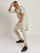 OAKWOOD KURTA SIGNATURE - IVORY view 5