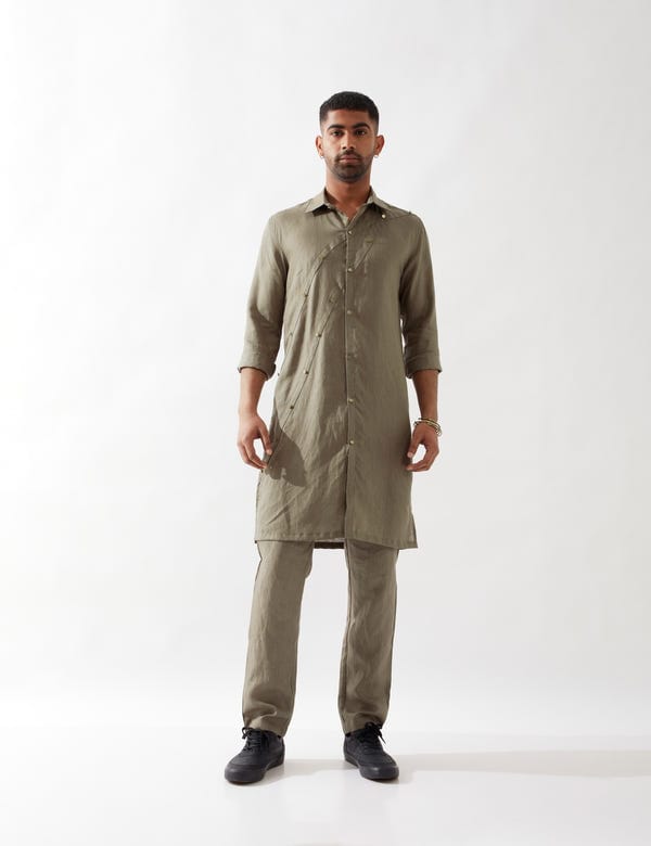 SON OF A NOBLE - SNOB — HARISON KURTA - OLIVE