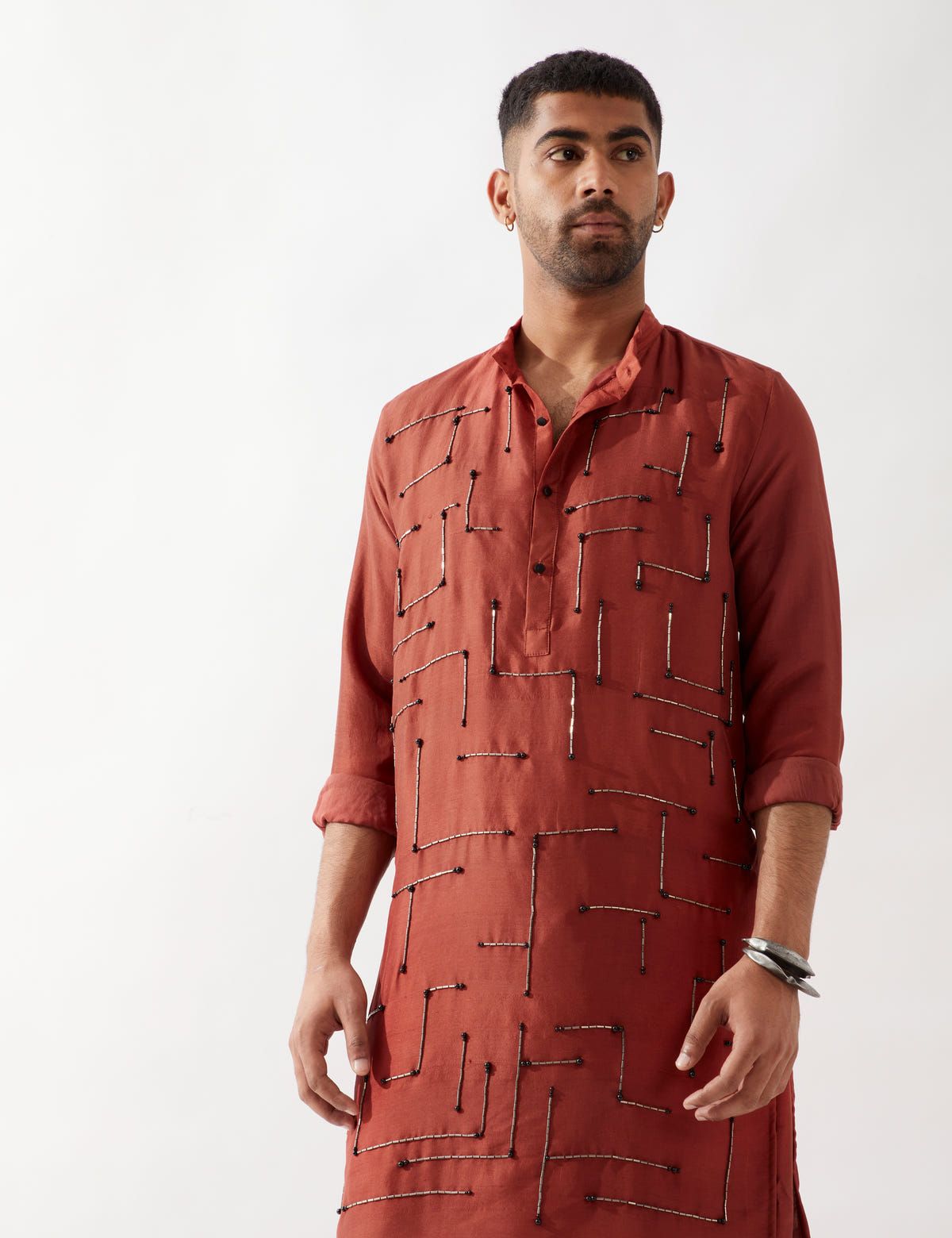 NOAH KURTA SET - MAROON - image 6