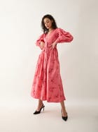 SOLACE DRESS - SALMON view 2