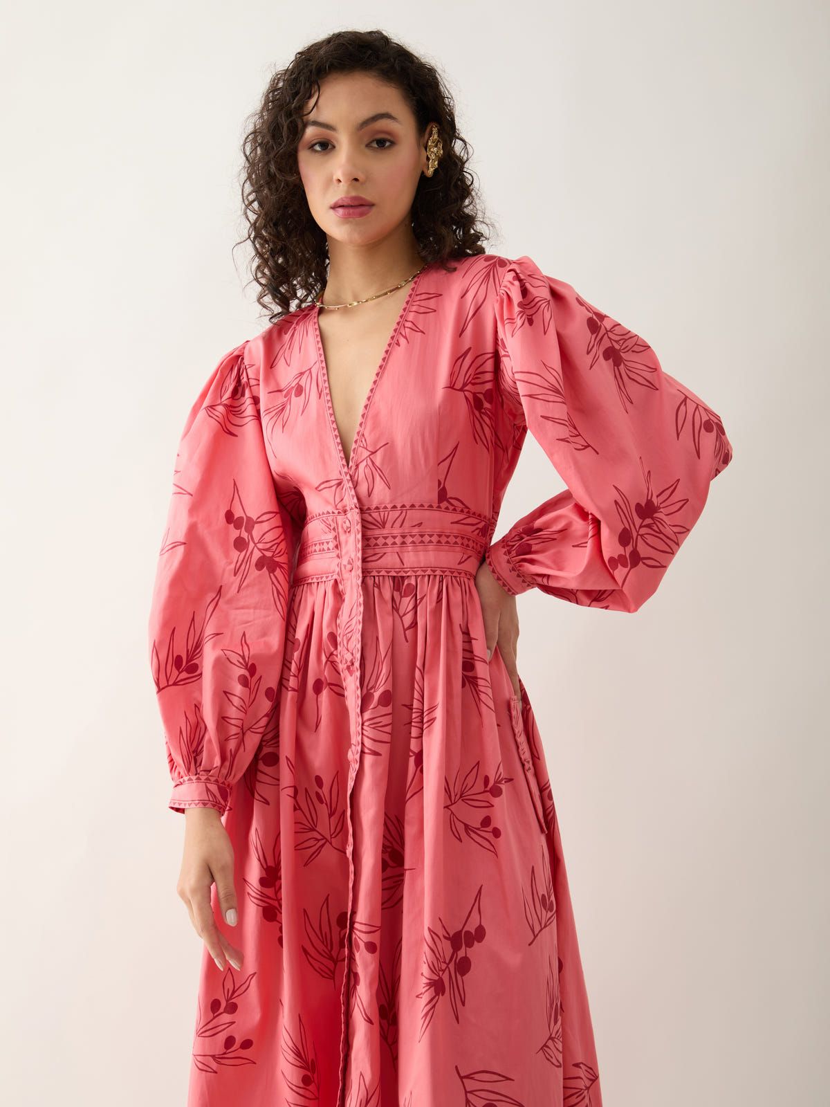 SOLACE DRESS - SALMON - image 4
