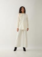 ROSETTE SHIRT - OFF WHITE view 1
