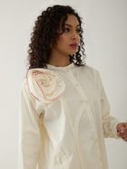 ROSETTE SHIRT - OFF WHITE view 6