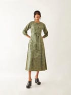 SILVIE DRESS - SAGE view 1