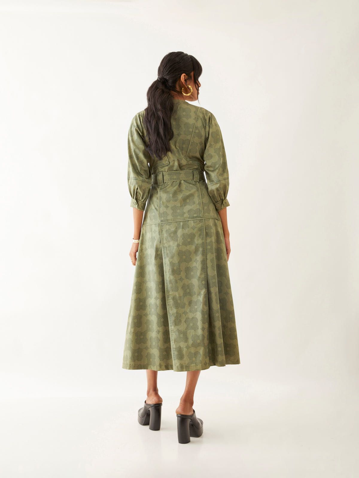 SILVIE DRESS - SAGE - image 3