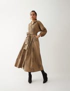 MARA DRESS - MUSHROOM view 1