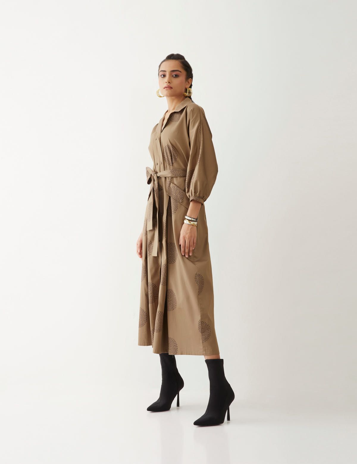 MARA DRESS - MUSHROOM - image 2