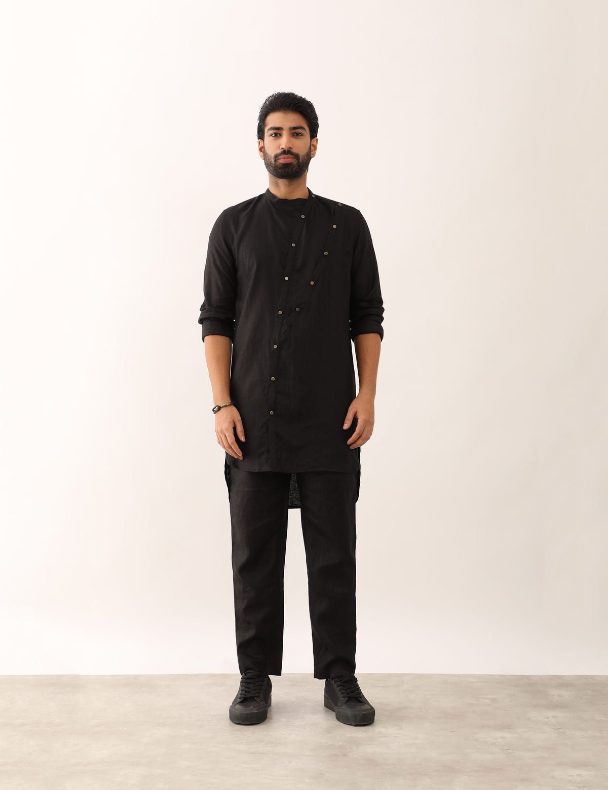AADI  KURTA - BLACK - image 2